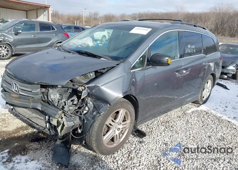 2012 Honda Odyssey Touring/Touring Elite z USA, uszkodzony, nr VIN 5FNRL5H91CB135153